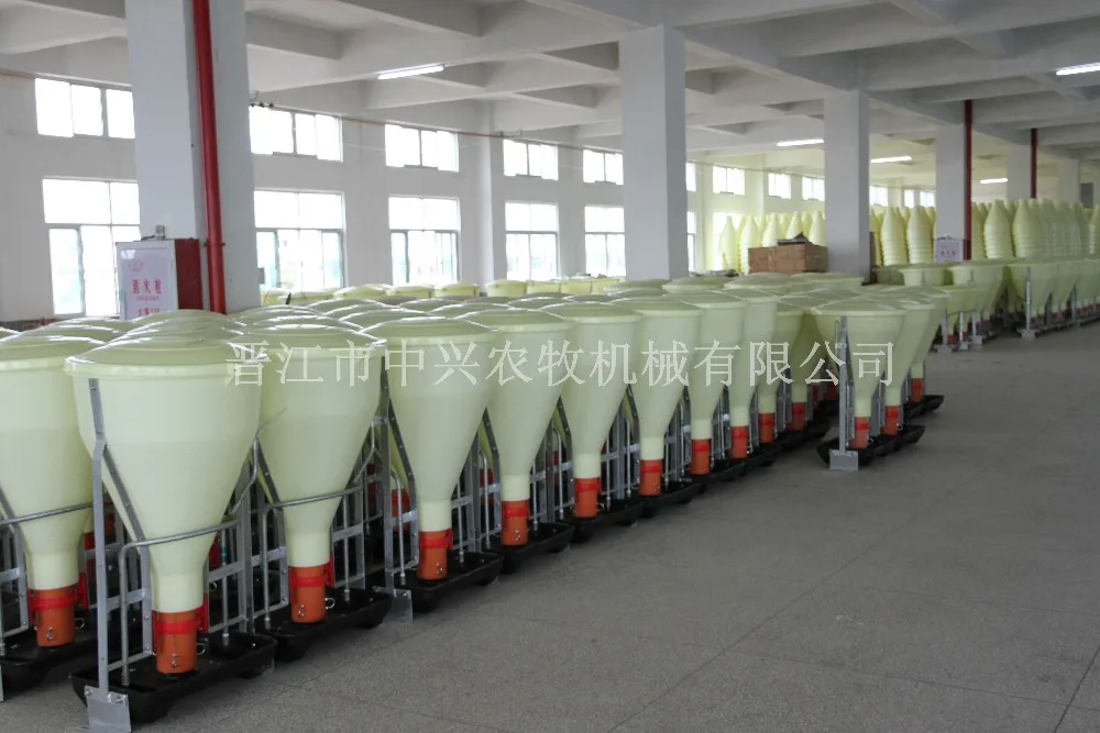 Hot sale 100KG dry and wet stainless steel/cast iron chassis pig feeding equipment automatic feeders for the pig farm