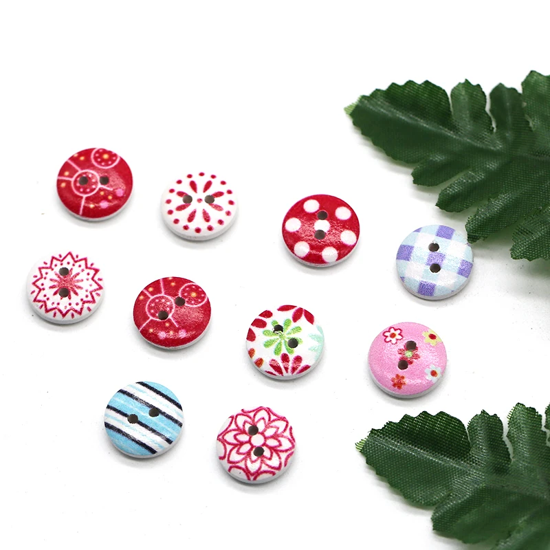 Wholesale Factory Price 2 Holes Sewing On Wooden Buttons Custom Made Wooden Women Clothes Button