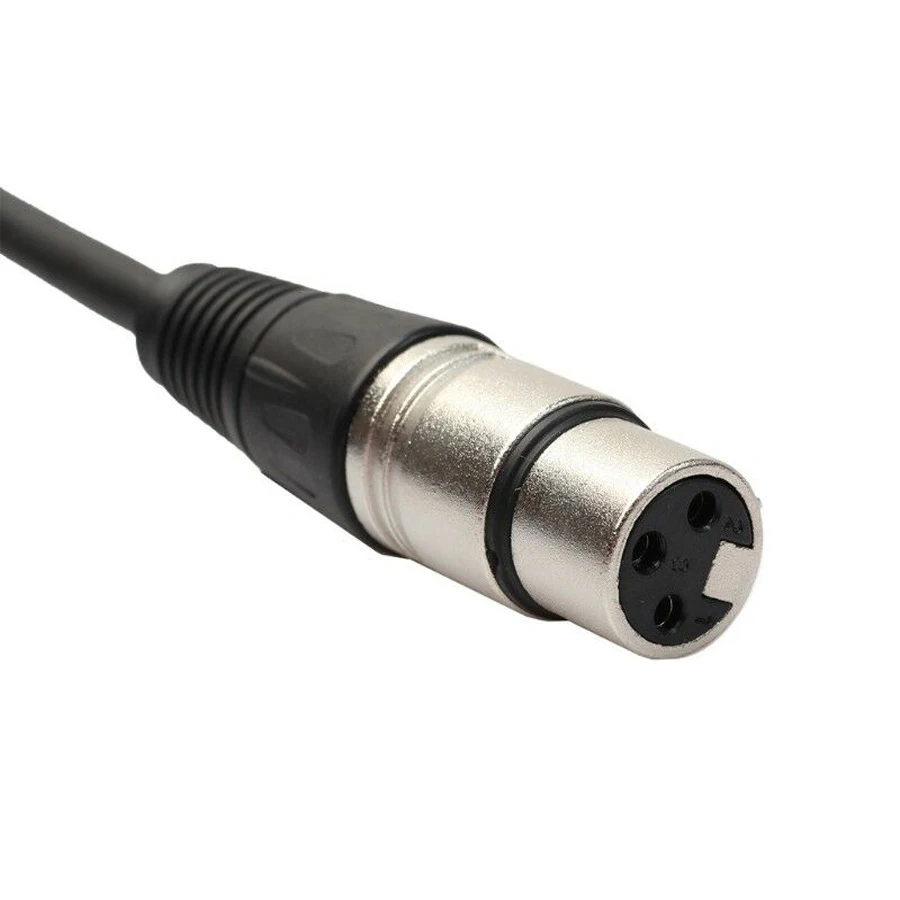 3 Pin XLR Male to Female Microphone Extension Cable Audio Extension Cables Cord Wire Line Black for Microphone CANNON