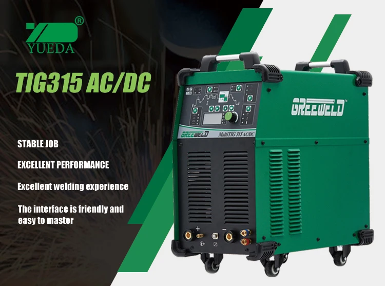 Digital AC DC tig welder aluminum welding machine TIG315 AC/DC