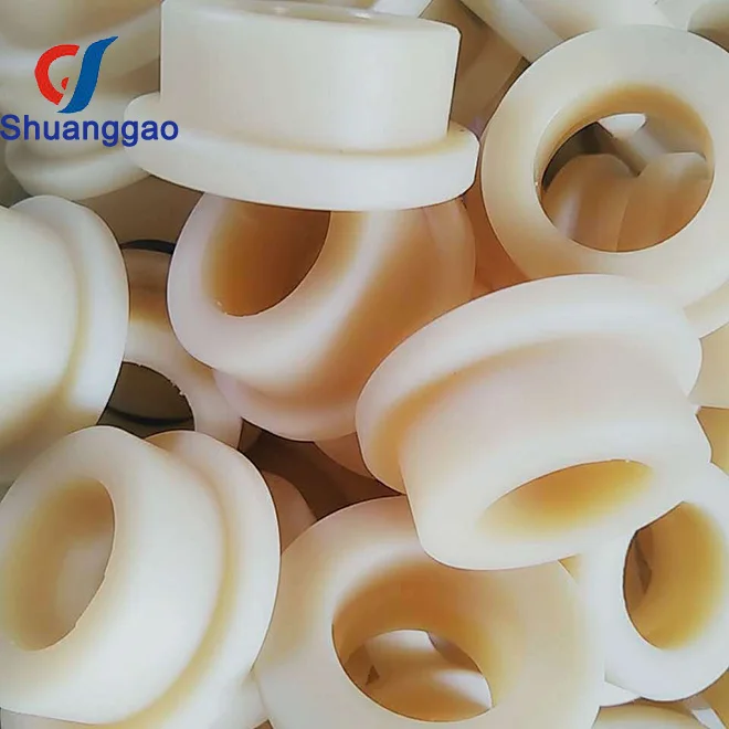 Plastic Nylon Step Shoulder Washer Flanged Bushing
