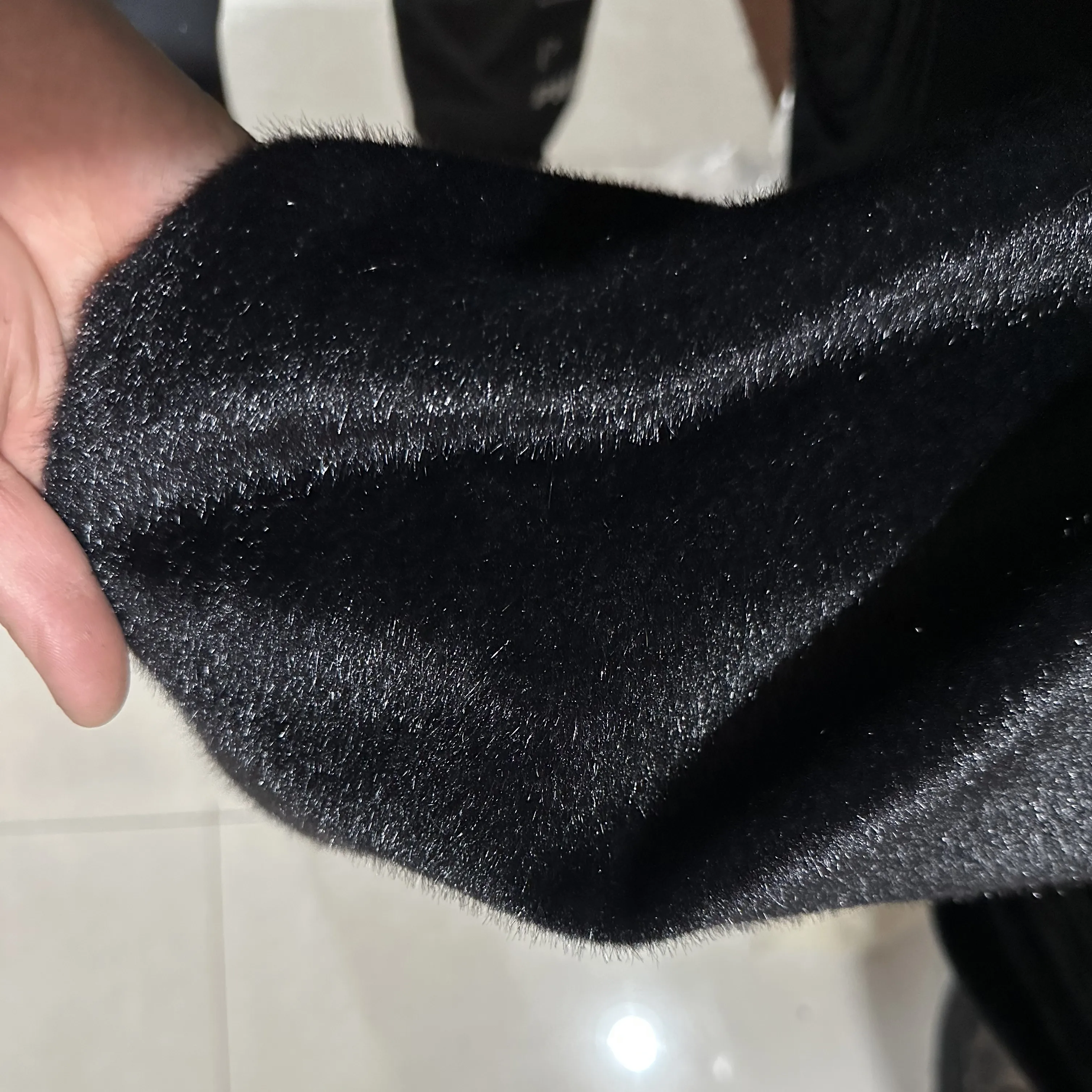 Wholesale Manufacturer Faux Horse Hair Fur Super Soft Short Fake Fur Horsehair Fabric for Clothing Hat Craft