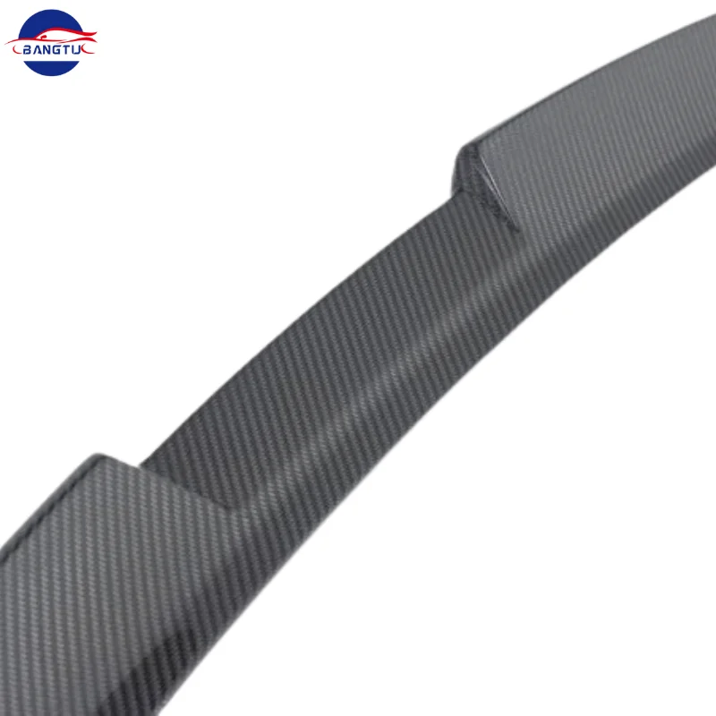 Car Spoiler For BMW 5 Series I5 G60 2024+ ABS MP Style Rear Trunk  Lip Spoiler Auto Body Kits Carbon Fiber Black
