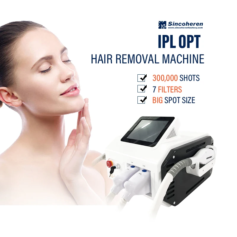 Nd yag Laser  IPL 2 in 1 Tattoo Removal Fast Speed Hair Remover Portable Machine Facial Rejuvenation For Beauty Salon