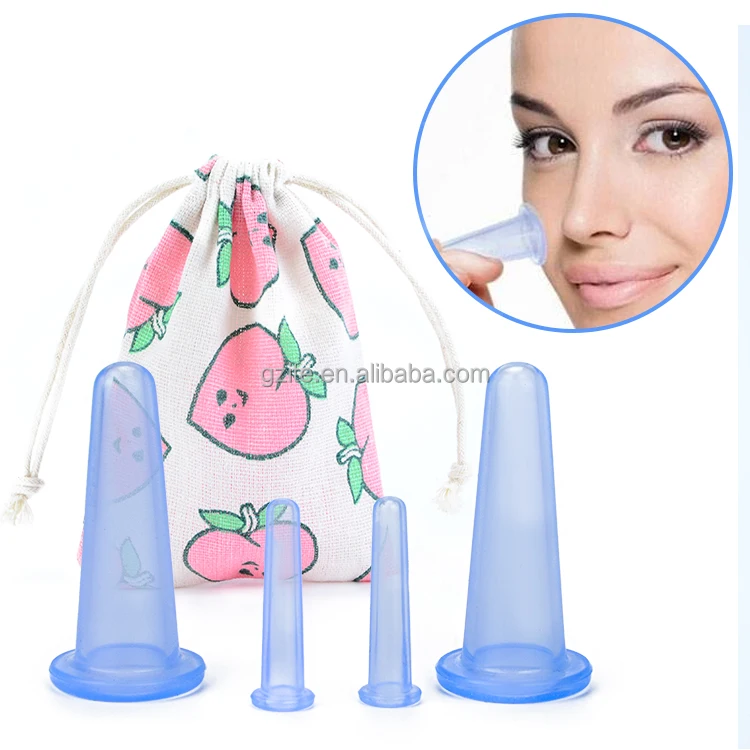 Massage cupping Anti Fatigue Meridian  Control Health and Beauty Spa Security  Silicone massage cupping set