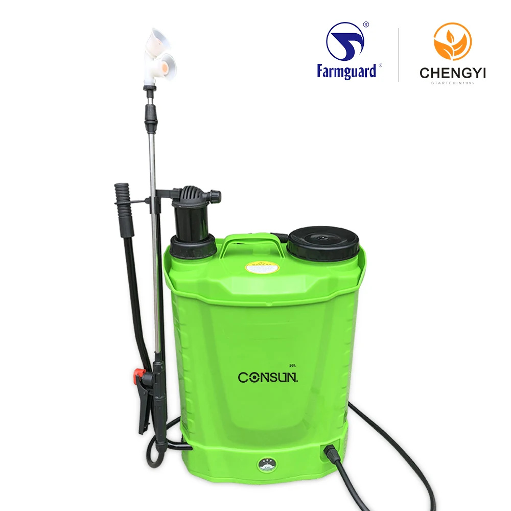 Ранец 16ltr сельскохозяйственный распылитель из нержавеющей стали ручной с питанием от батареи 2 в 1