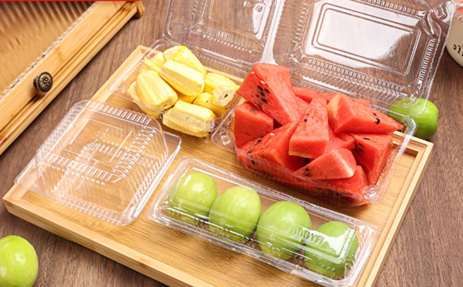 China Factory Disposable Fruit Box Transparent Plastic Boxes