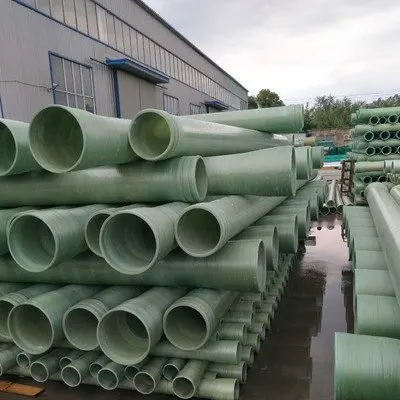Filament winding FRP electric cable protection pipe Fiberglass High Strength FRP Winding Cable Protection Pipe/GRP Ducts