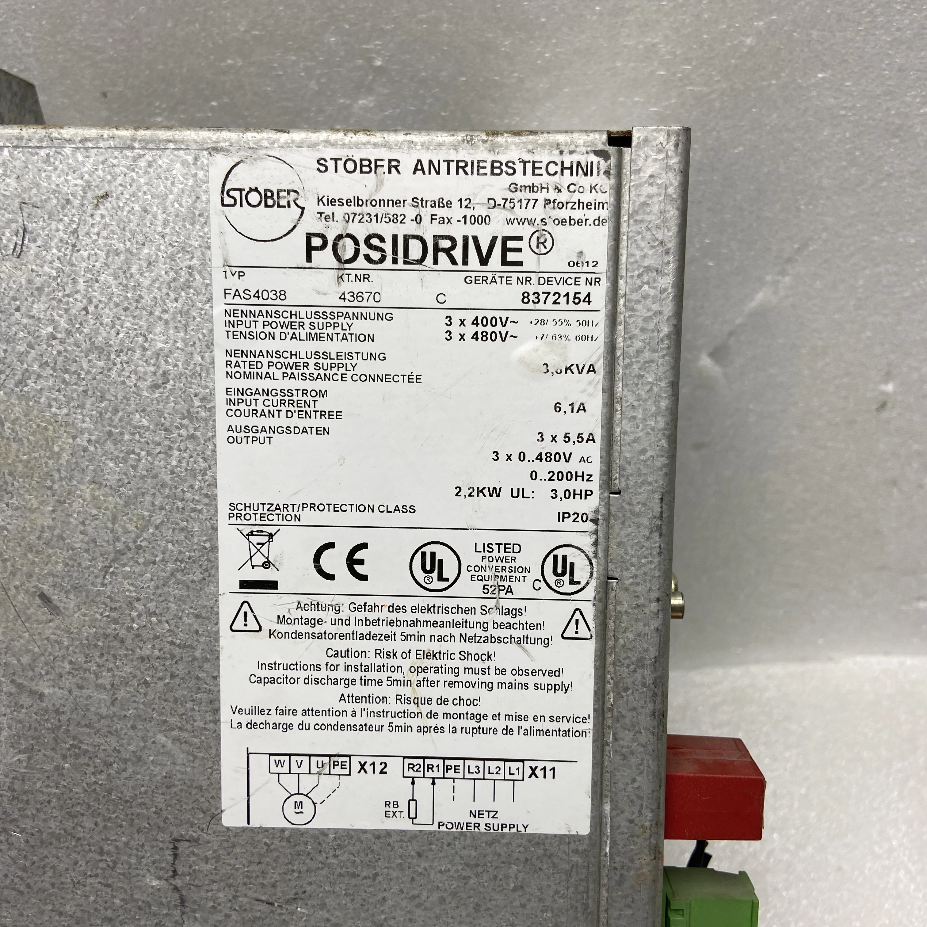 Used in good condition and New one AC  servo driver   FAS4020  FBS4013/B   SDS4101 FAS4014