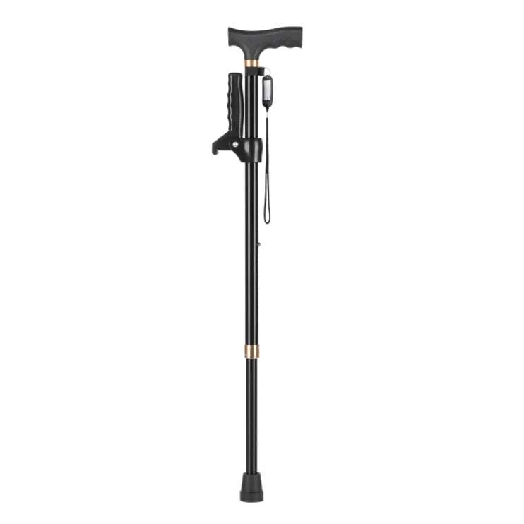 Easy Get Up Cane with Two Grips Folding Adjustable Walking Stick for Outdoor Easy Carry Walking Canes