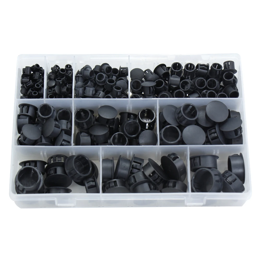 35mm Hole Plastic White or Black Nylon Snap Bushing Plastic Round Hole Plug