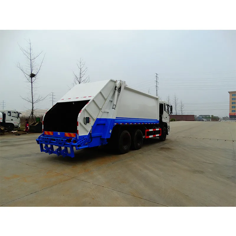  Dongfeng Tianlong 6x4 18 куб. М грузовик для уплотнения мусора с задней нагрузкой на