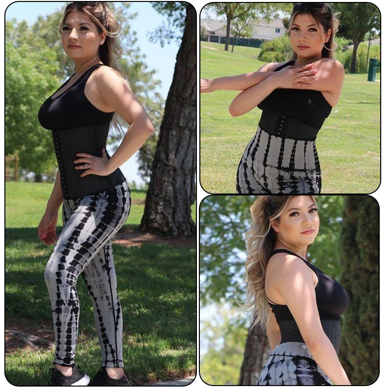 HEXIN Wholesale Slimming Belt Rubber 29 Steel Bone Plus Size Women Latex Waist Trainer Shaper