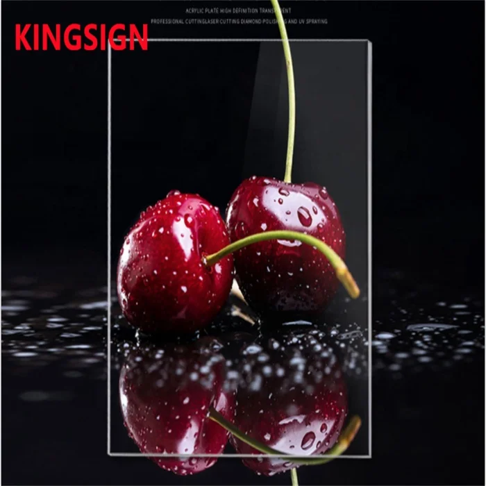 KINGSIGN hot sale cast clear acrylic sheet pmma 6mm plastic sheet sign board