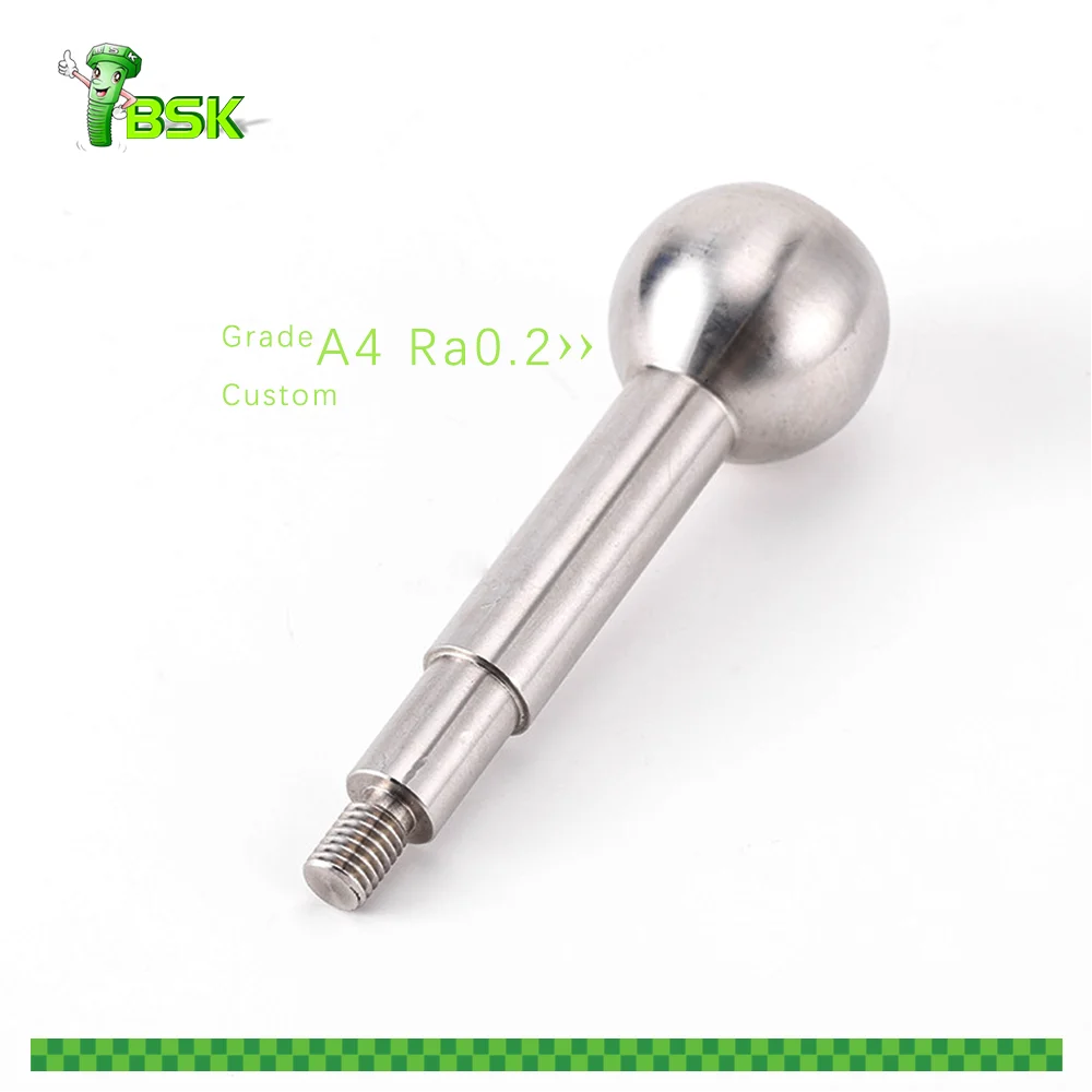 Custom High Quality Ball head bolts and screws 6mm Steel ball head screw universal joint with ball head screw High precision