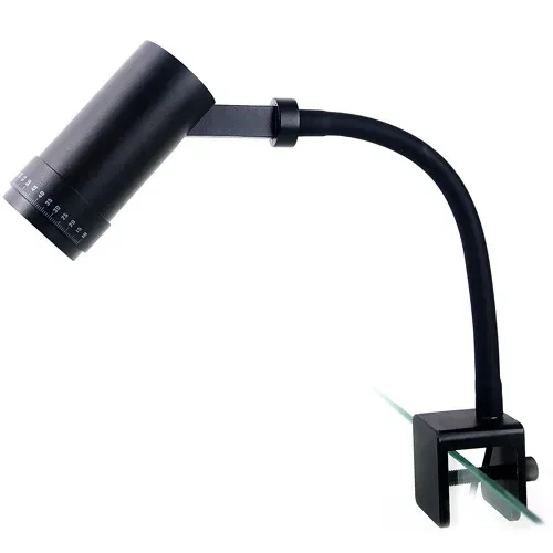 Zetlight S1 9W Adjustable Spotlight Optical Projection Flexible Aquarium LED light for Freshwater Coral Reef Fish Tank