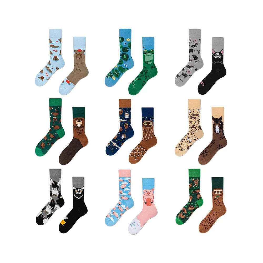 Quentin high quality bulk wholesale colorful socks women cotton design colorful funny socks fashion socks designer novelty cool