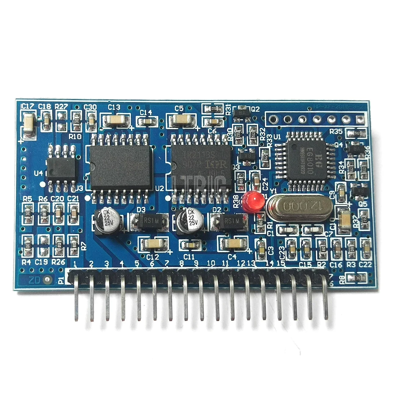 LTRIG custom 1Pcs 5v DC-AC pure sine wave inverter driver board egs002 12mhz crystal oscillator eg8010 + ir2113 driving module