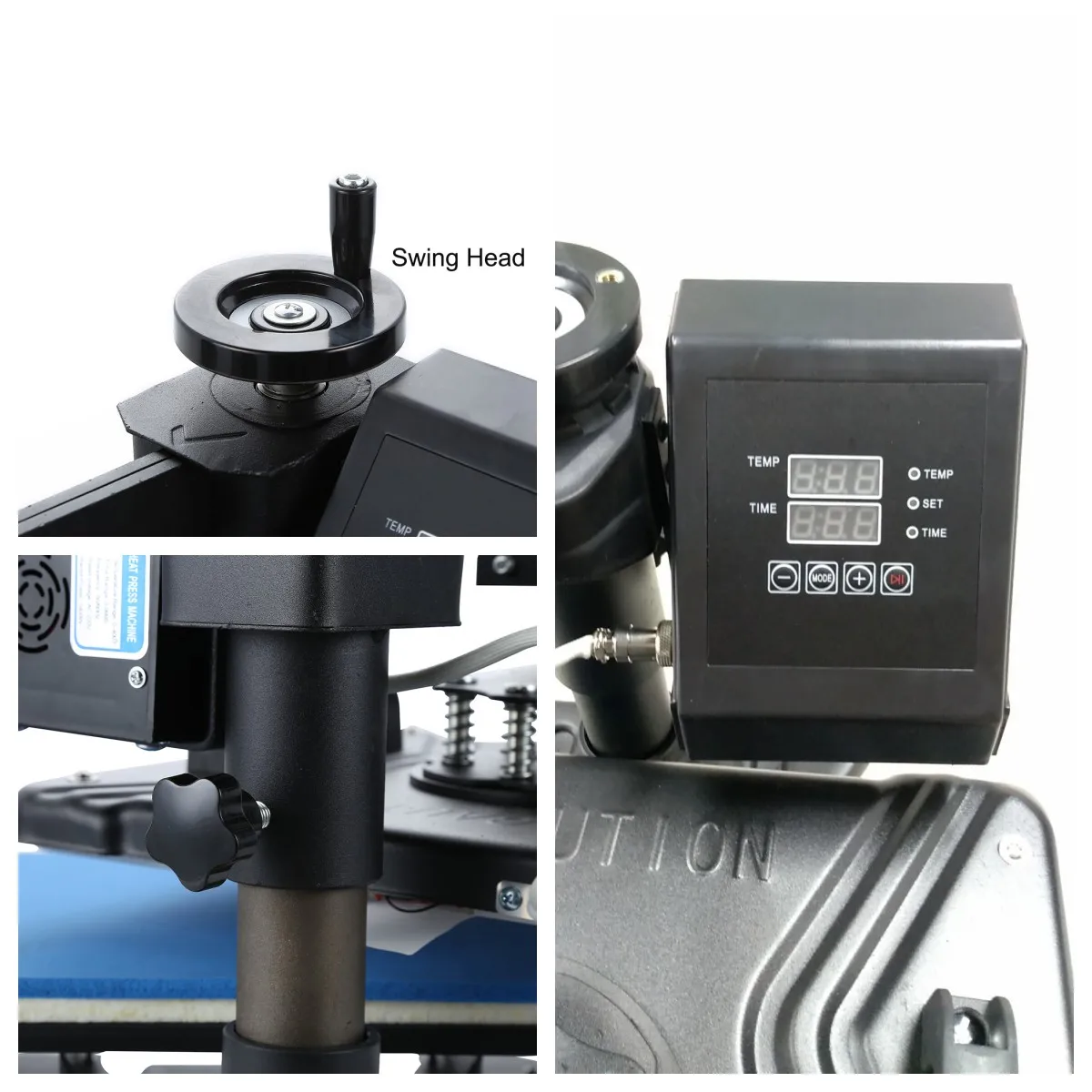 5 IN 1 Combo Portable Flat Mini Easy Press Heat Transfer Machine mug printing machine Heat Press Machines