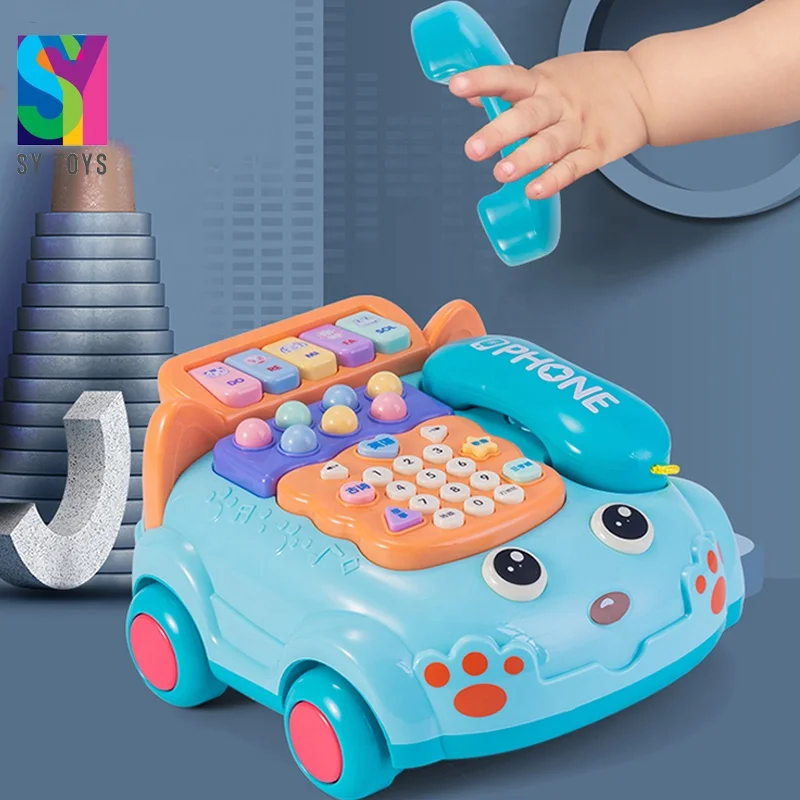 SY Early learning musical telephone educational electronic toys