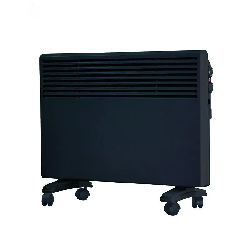 1500W quiet electric panel space heater for indoor use with adjustable thermostat freestanding wall mount full room heating