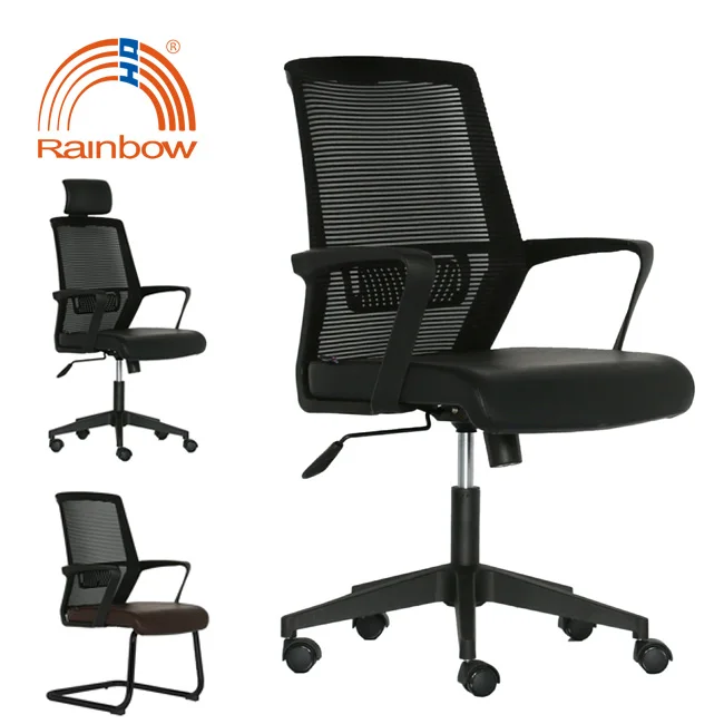 
CM-B212AS-1 Factory direct sale mesh task chair swivel office chair for meeting room 
