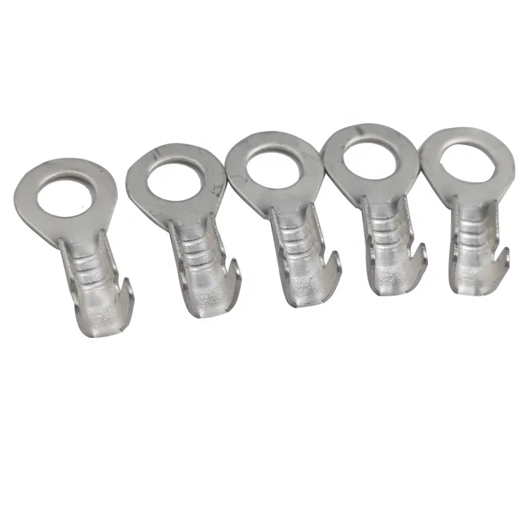 Electrical Copper Brass Cable Crimp Non Insulated Eye Type Ring Terminal Connectors Manufacturer