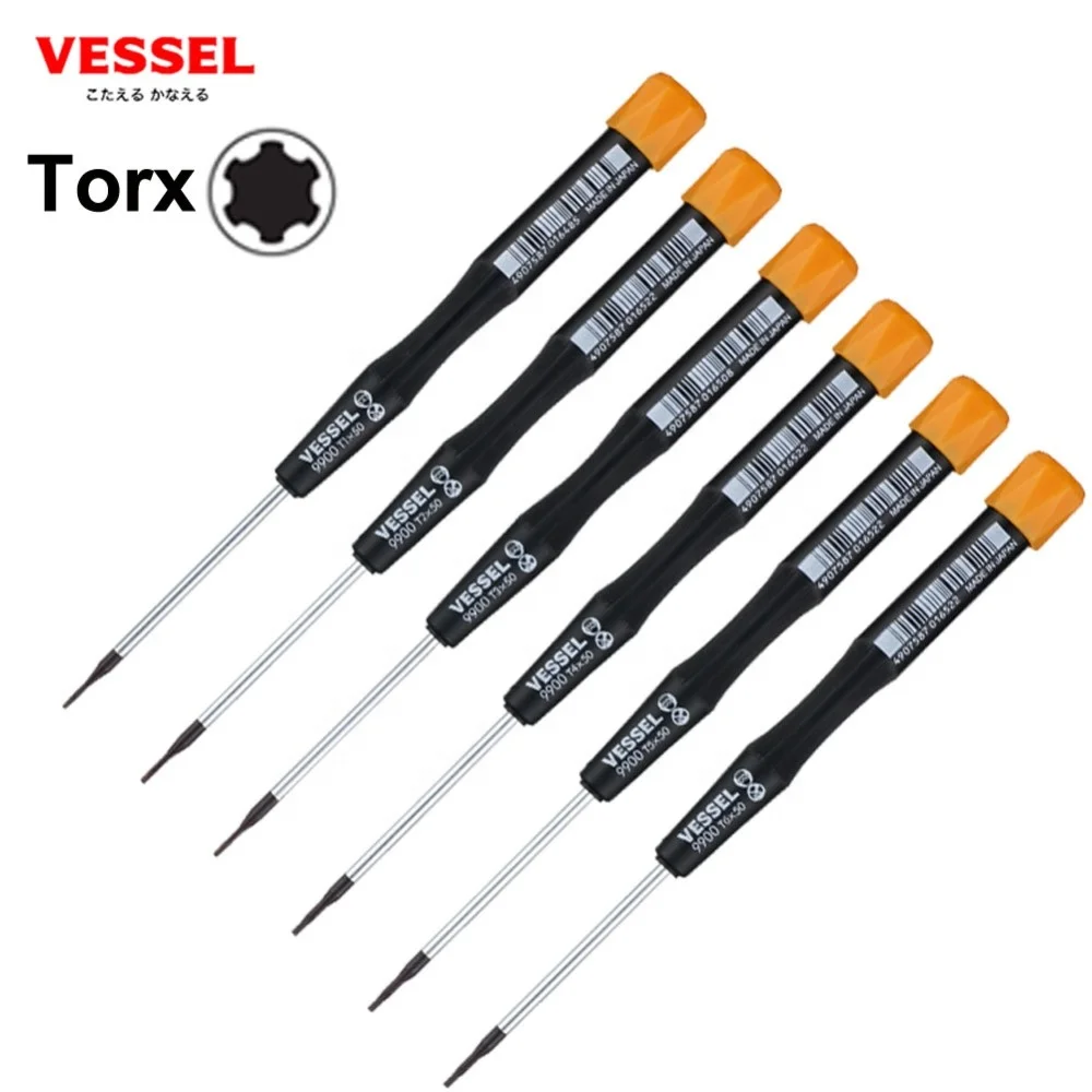 Japan Vessel 9900 Mini Turn-cap Screwdriver Set Hand Repair Tools for iPhone Samsung Huawei XiaoMi Mobile Phone
