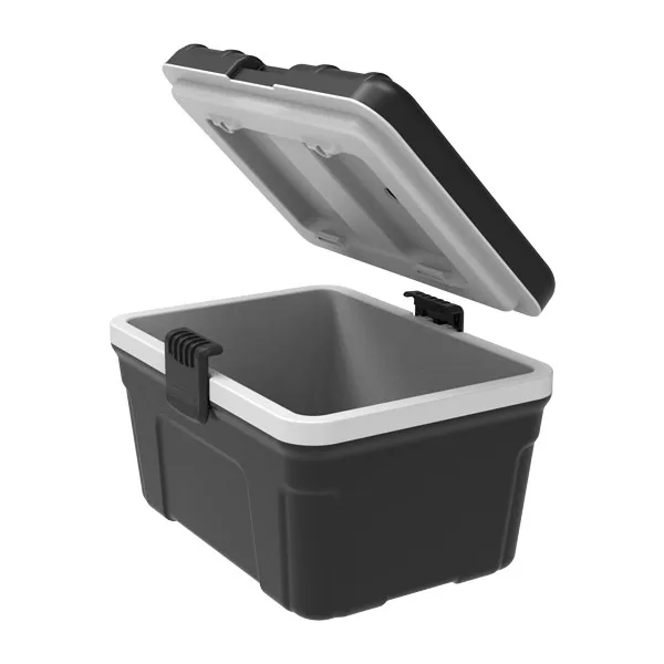 12L Plastic Cooler Solar Fishing Cooler Box Camping Cooling Box Small PU Foam Fish Ice Cooler Box