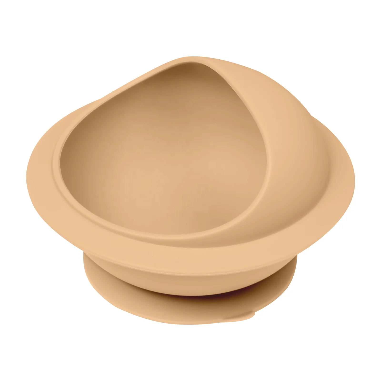 High Quality Low MOQ Customization BPA Free Suction Silica Gel Dinner Plate Silicone Baby Bowl