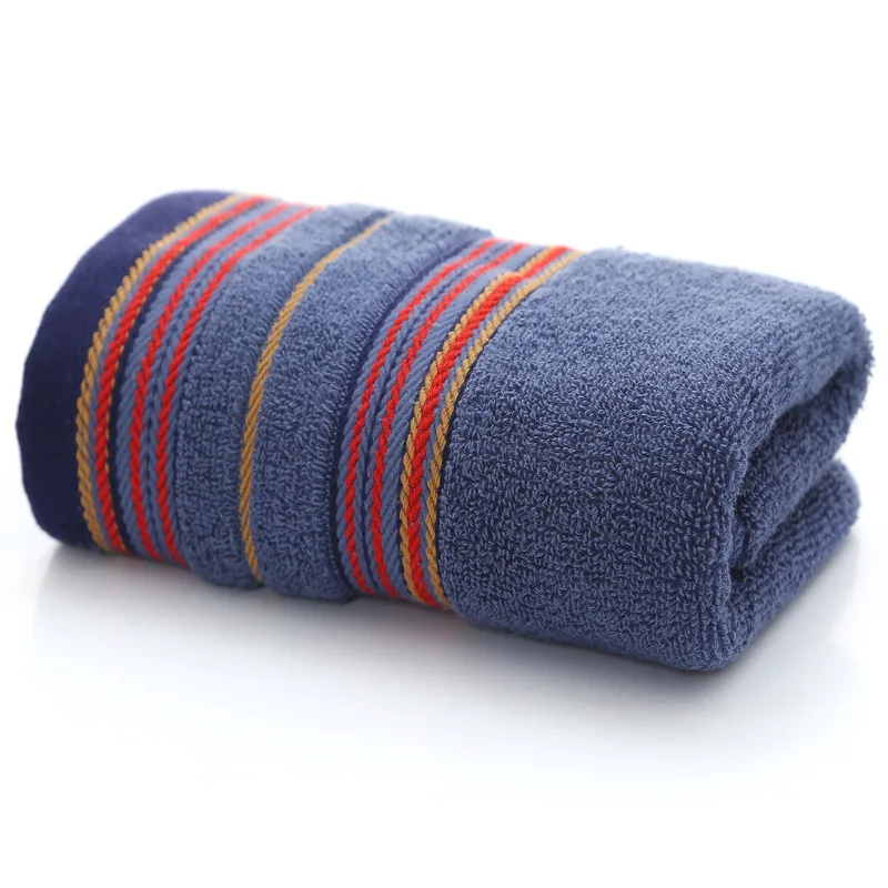 
Factory wholesale high quality soild color 100 cotton soft absorbent gift custom logo towel 