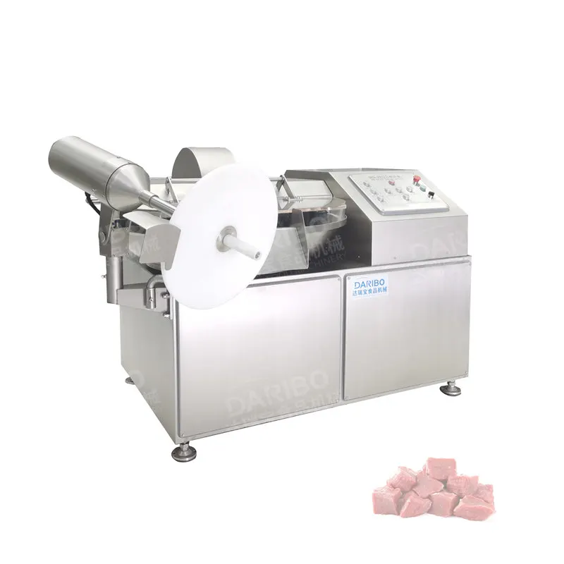 DRB-ZB125 High Admiration Mutton Vegetable Bowl Cutter Machine Electric Meat Chopper for Sale