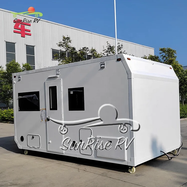 Expedition Motorhome Sleek Pickup Customized Truck 4x4 Overland Long Bed Truck Camper Mobilhome Off-Road Caravans