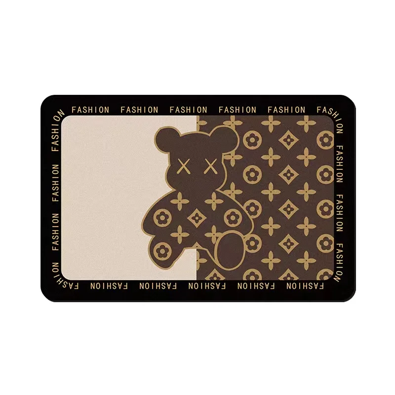 Soft Bathroom Rugs And Bath Mats  Diatomite Anti Slip Fast Absorbent Floor Mat