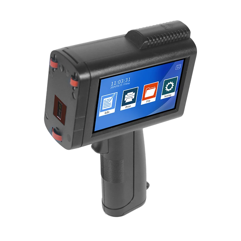 Handheld Inkjet Printer Print Dimension 12.7 mm Height Color & Page Single Color Printer