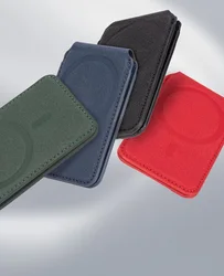 Leather Magsafe Card Holder Wallet with Strong Magnet for iPhone 14/14 Plus/14 Pro/14 Pro Max and 13/12 Series