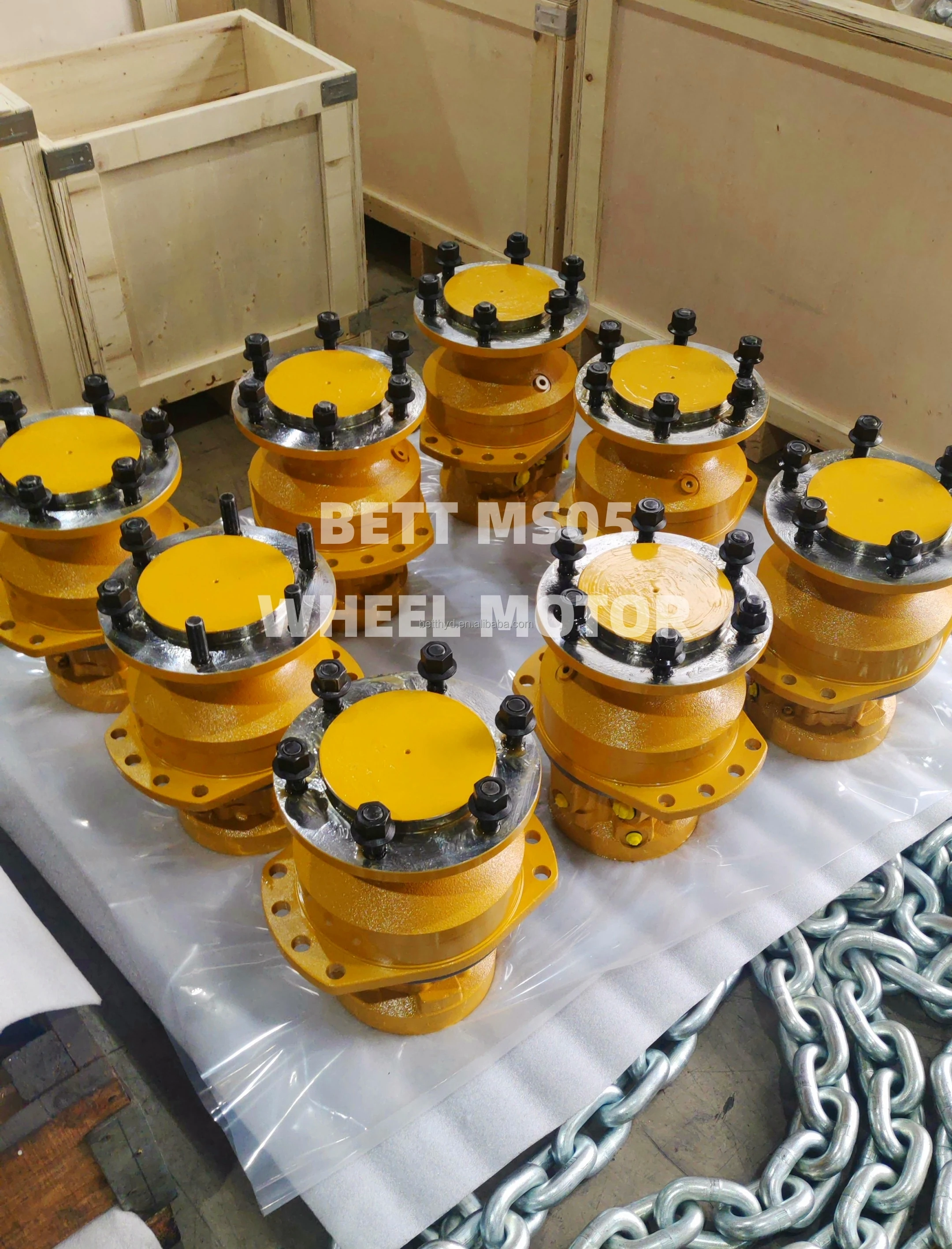 Replace Poclain MS Motors Customized Hydraulic Wheel Motor BM05 BME05