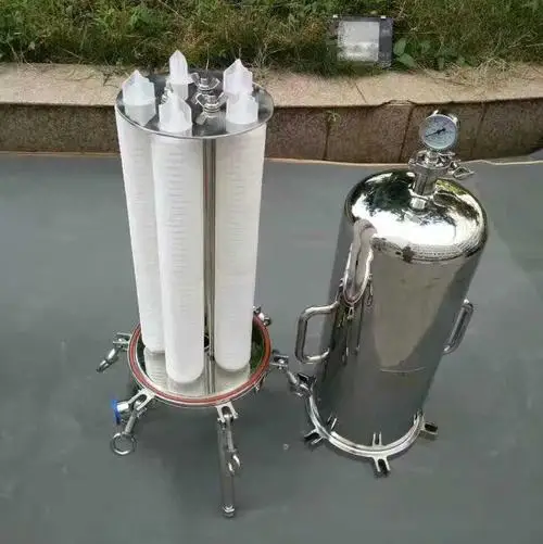 Oil/fruit/beverage/juice/honey/beer 5 Microns cartridge filter housing Stainless Steel Bag Filter