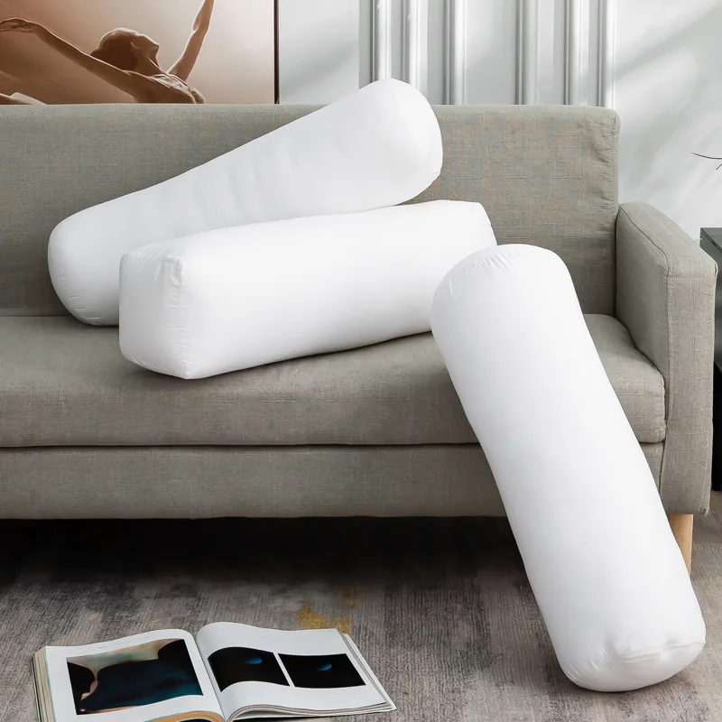 Supplier Hotel Cylindrical Long Side Pillow Customized Full Size Polyester Long Bolster Pillow