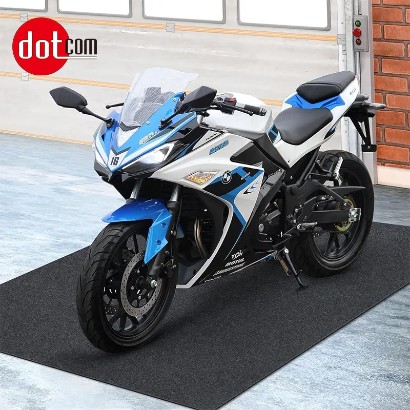 Customized Motorcycle Racing Mat for Garage Floor Mat for Display Anti-slip Rubber Motorcycle Mat with High Quality