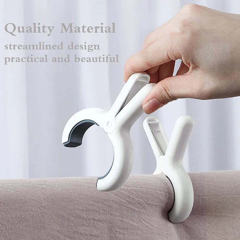 Plastic Clothes Pins,Windproof Heavy Duty Indoor Outdoor Laundry Clips for Bedclothes Throw Blankets Quilts Home Office Towel