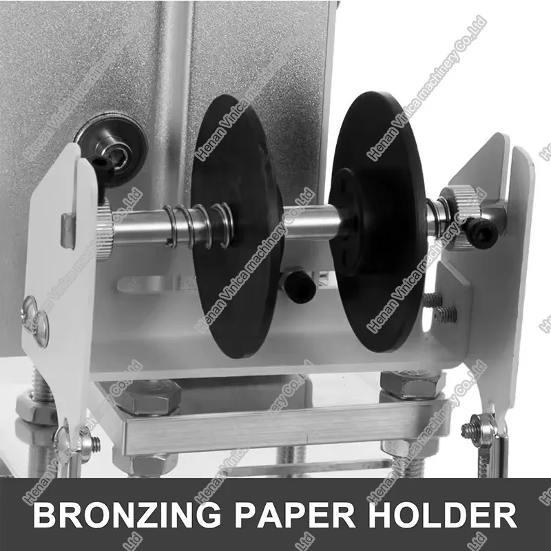 Vinica semi auto hot foil stamping machine for leather paper