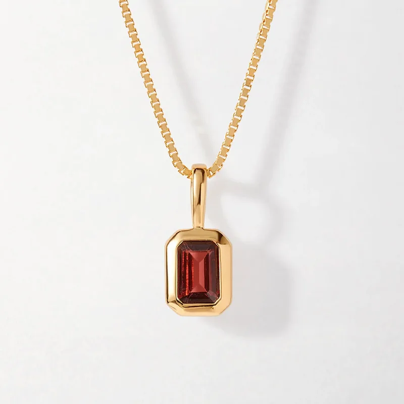 Wholesale Custom Fashion Jewelry 316l Stainless Steel High Quality 18k Gold Plated Deco Birthstone Charm For Necklace