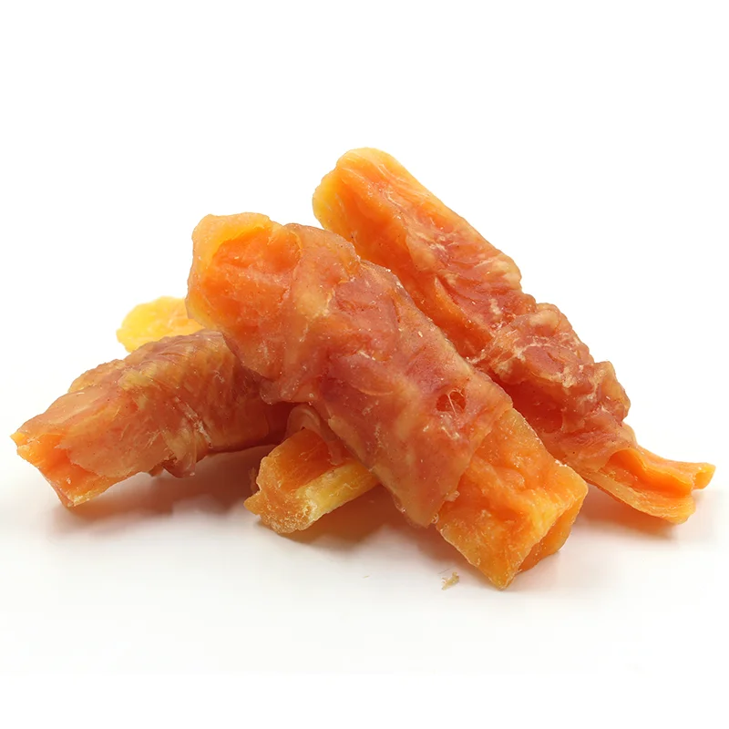 Real Chicken Warp Sweet Potato Dog Treat Supplies Dog Snacks Jerky Chicken Treat For Dog