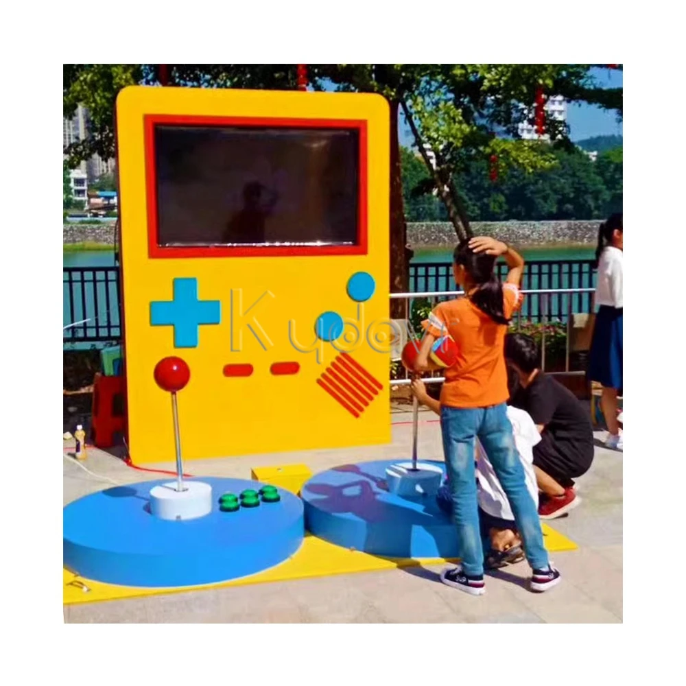 Outdoor indoor giant commercial amusement park electric luxury coin operated joystick interactive multi arcade game console