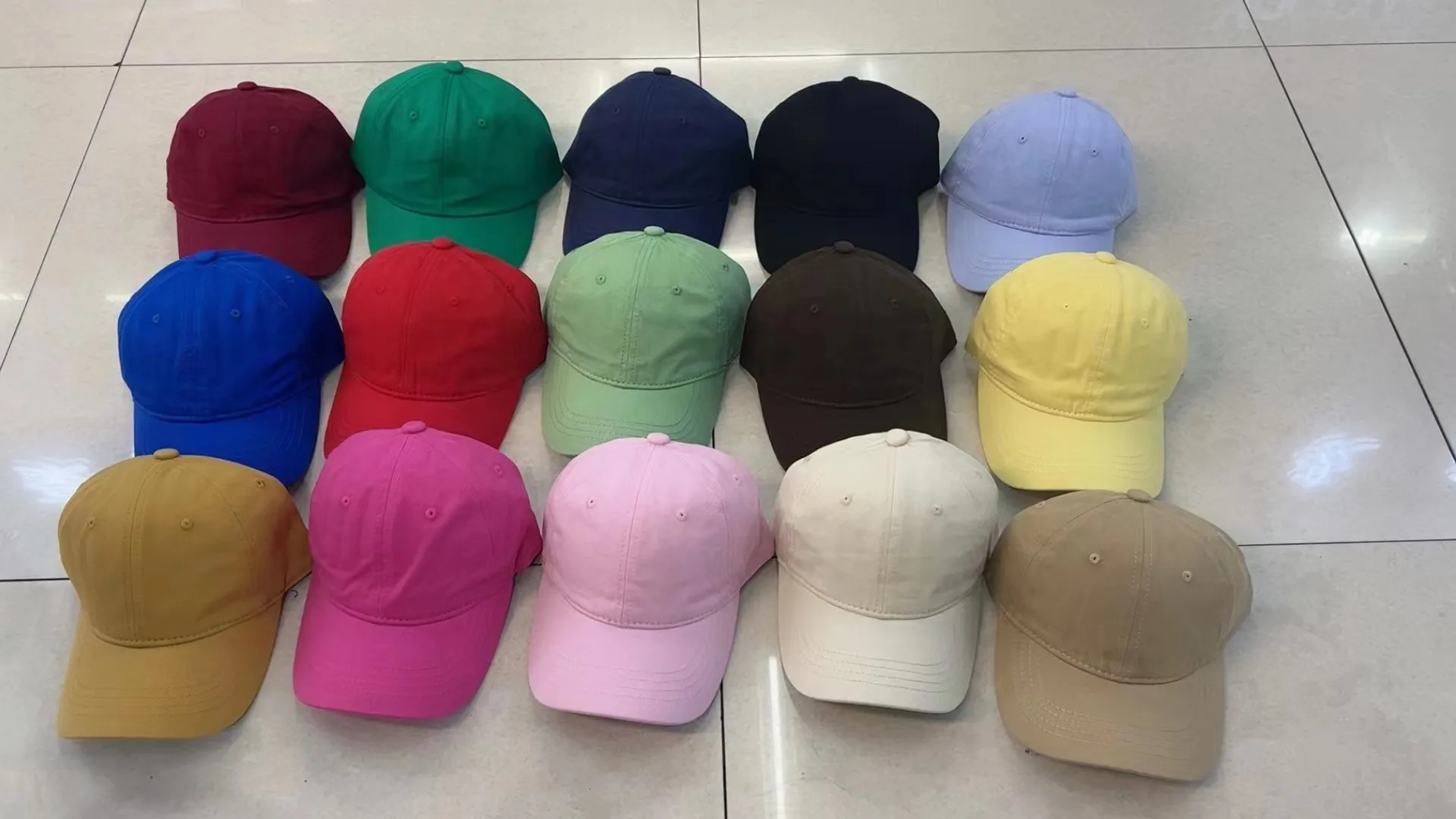 100% Cotton Blank Baseball Cap Custom Embroidery Print Logo Soft Top Dad Hats Caps