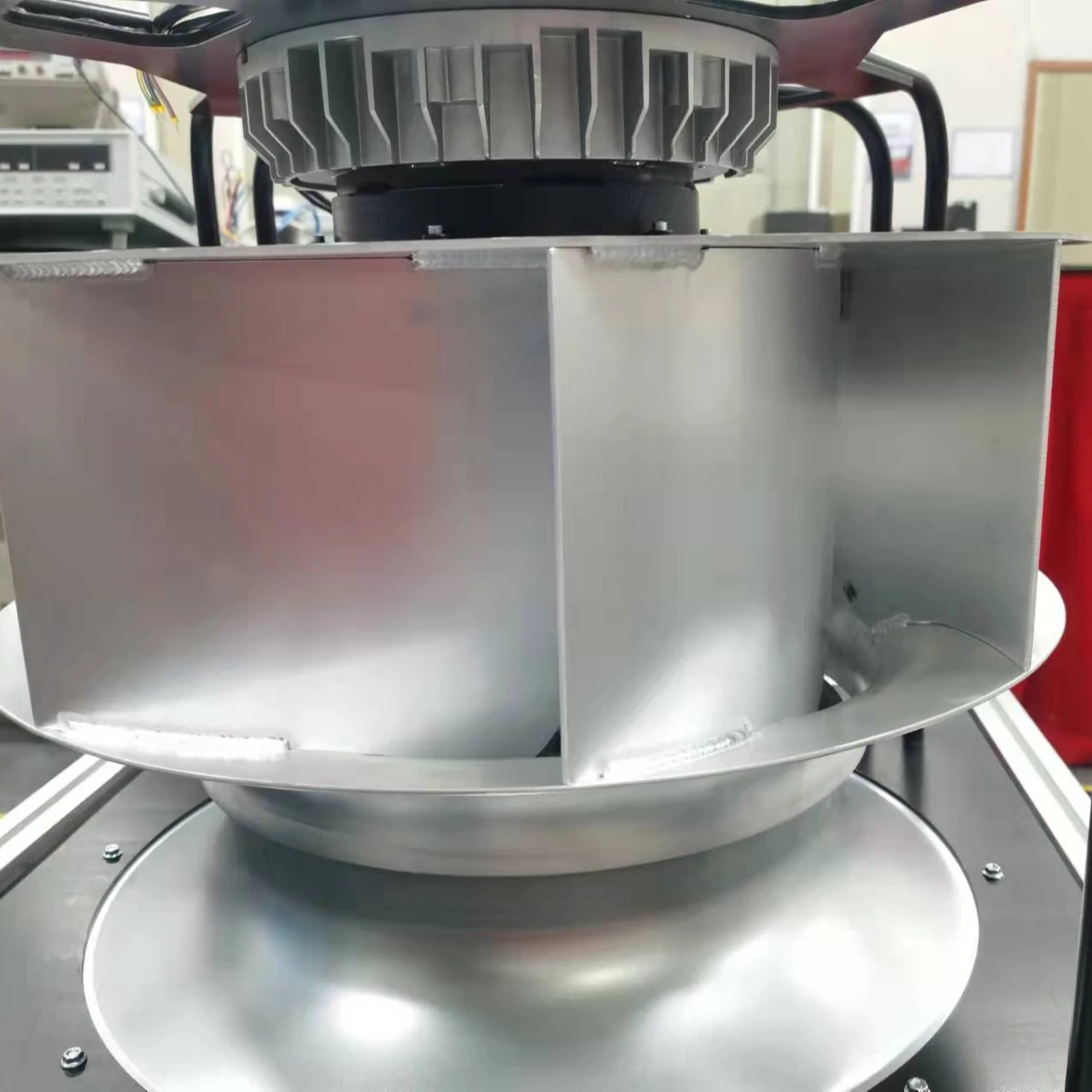 B3P560-EC188-010 EC fan  backward curve fan with bracket and plate panel