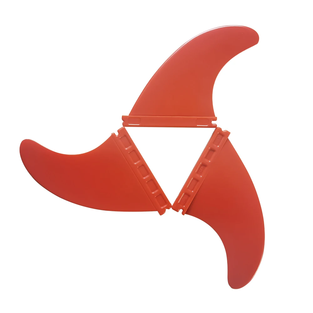 Cheap Single Tab Red G5 Surf Fins Nylon with 30% Fiberglass Custom Color Surfboard Fin