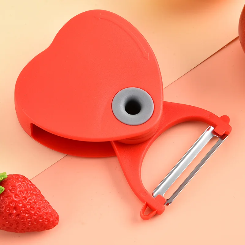 Portable Multi-functional 3-In-1 Fruit Vegetable Peeler Serrated and Flat Blade Grater Bottle Opener Melon Grater Kitchen Gadget