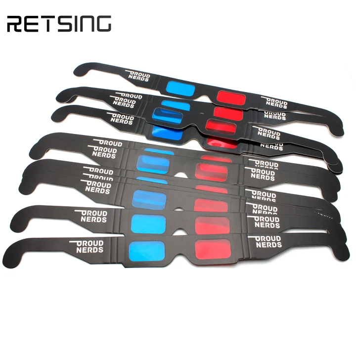 
Custom Logo Promotional Paper 3D glasses 